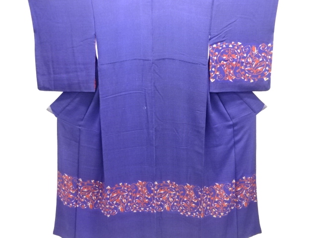 JAPANESE KIMONO / ANTIQUE KIMONO / SILK / CHIRIMEN / STRIPE & ABSTRACT